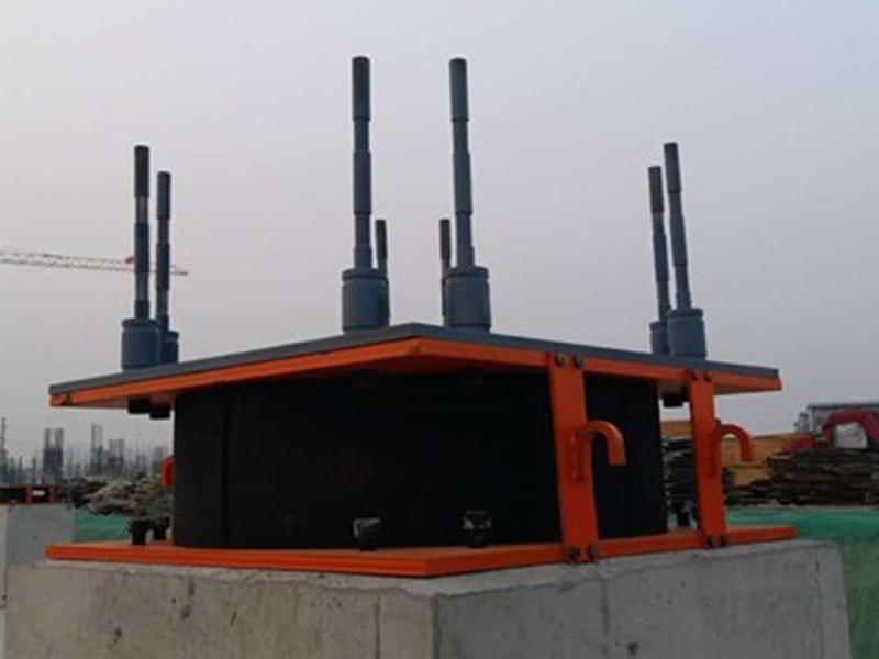 虞城高阻尼隔震橡胶支座具有较高的水平变位能力而被广泛应用